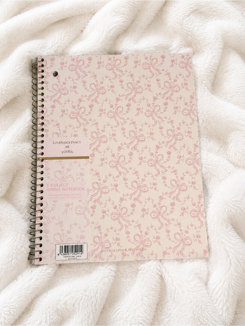 Love Shack Fancy 1 Subject Spiral Notebook
